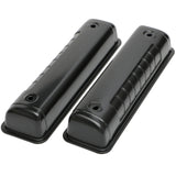 Trans-Dapt 7440 FORD Y-BLOCK ('56-62) STEEL VALVE COVERS; REPRODUCTION-STYLE- BLACK FINISH