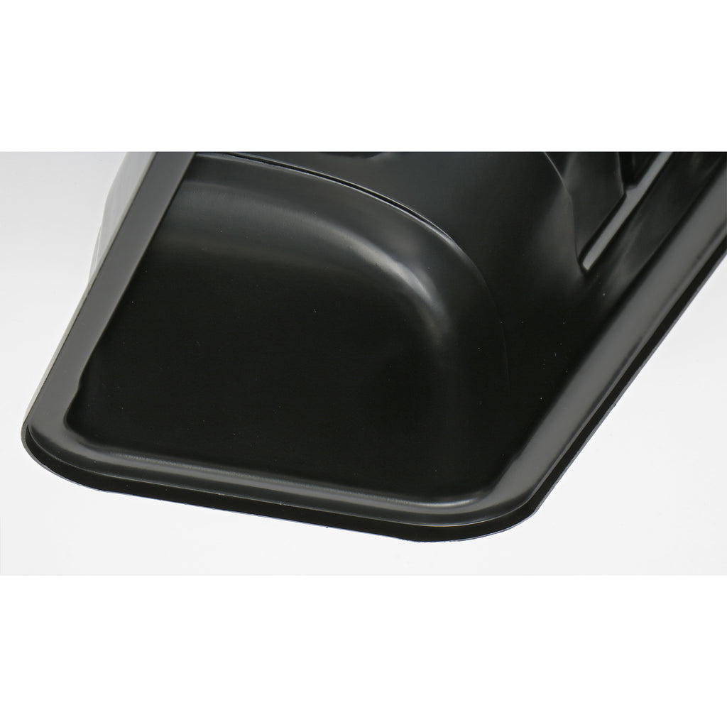 Ford-Y-Block-(56-62)-Steel-Valve-Covers;-Reproduction-Style--Black-Finish