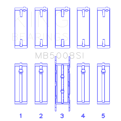 Ford-Zetec-1.61.82.0-(Size-0.25Mm)-Main-Bearing-Set