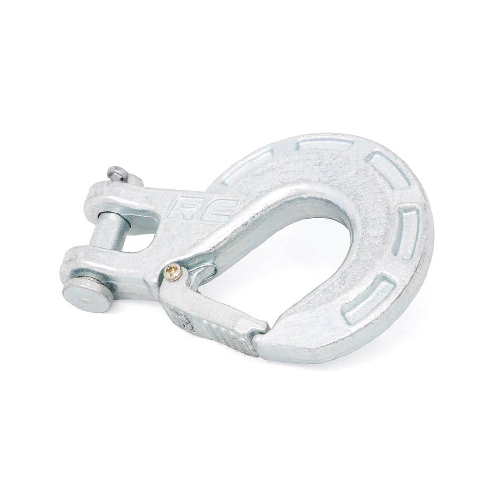 Forged-Clevis-Hook-Silver-Fits-516---34-Inch-D-Rings-Fits-1-Inch-Winch-Ropes-Rough-Country