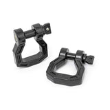 Rough Country RS118 Forged D-Ring Set Black Pair
