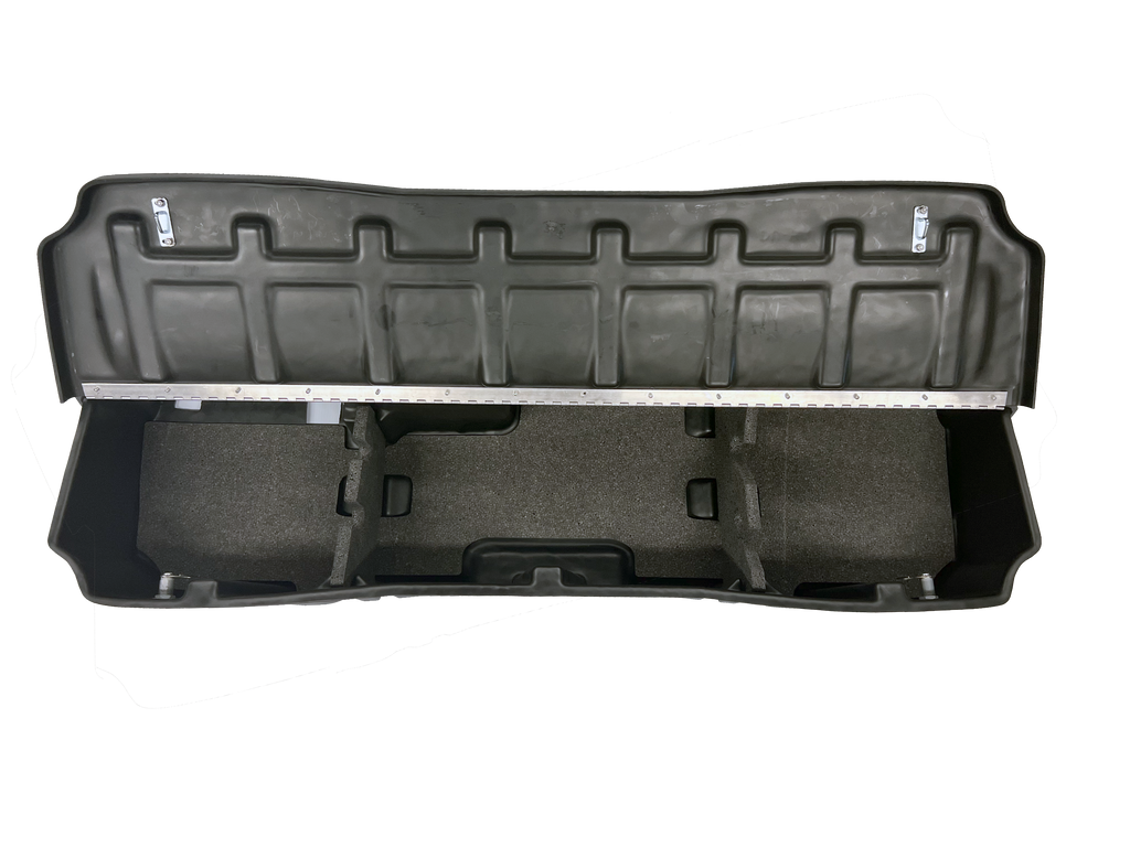DU-HA 10410 DÜHA 10410 Lockbox Underseat Storage / Gun Case - Black for Select Chevrolet Silverado 1500, Chevrolet Silverado LTD, Chevrolet Silverado HD, Chevrolet Silverado HD, GMC Sierra 1500, GMC Sierra Limited, GMC Sierra HD, GMC Sierra HD
