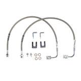 Rubicon Express RE1512 Front/Rear Brake Hose Kit Brackets E-Brake Drop