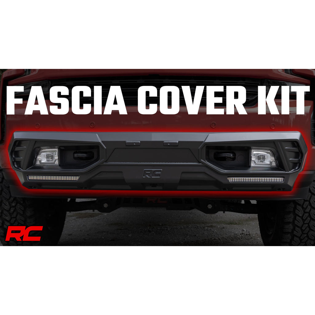 Front-Bumper-Fascia-Cover-Kit-19-22-Chevy-Silverado-1500-2Wd4Wd-Rough-Country