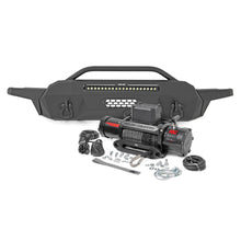 Load image into Gallery viewer, Front-Bumper-Hybrid-With-12000-Lb-Pro-Series-Winch-Synthetic-Rope-And-20-Inch-Drl-Led-Light-Bar-16-22-Toyota-Tacoma-Rough-Country