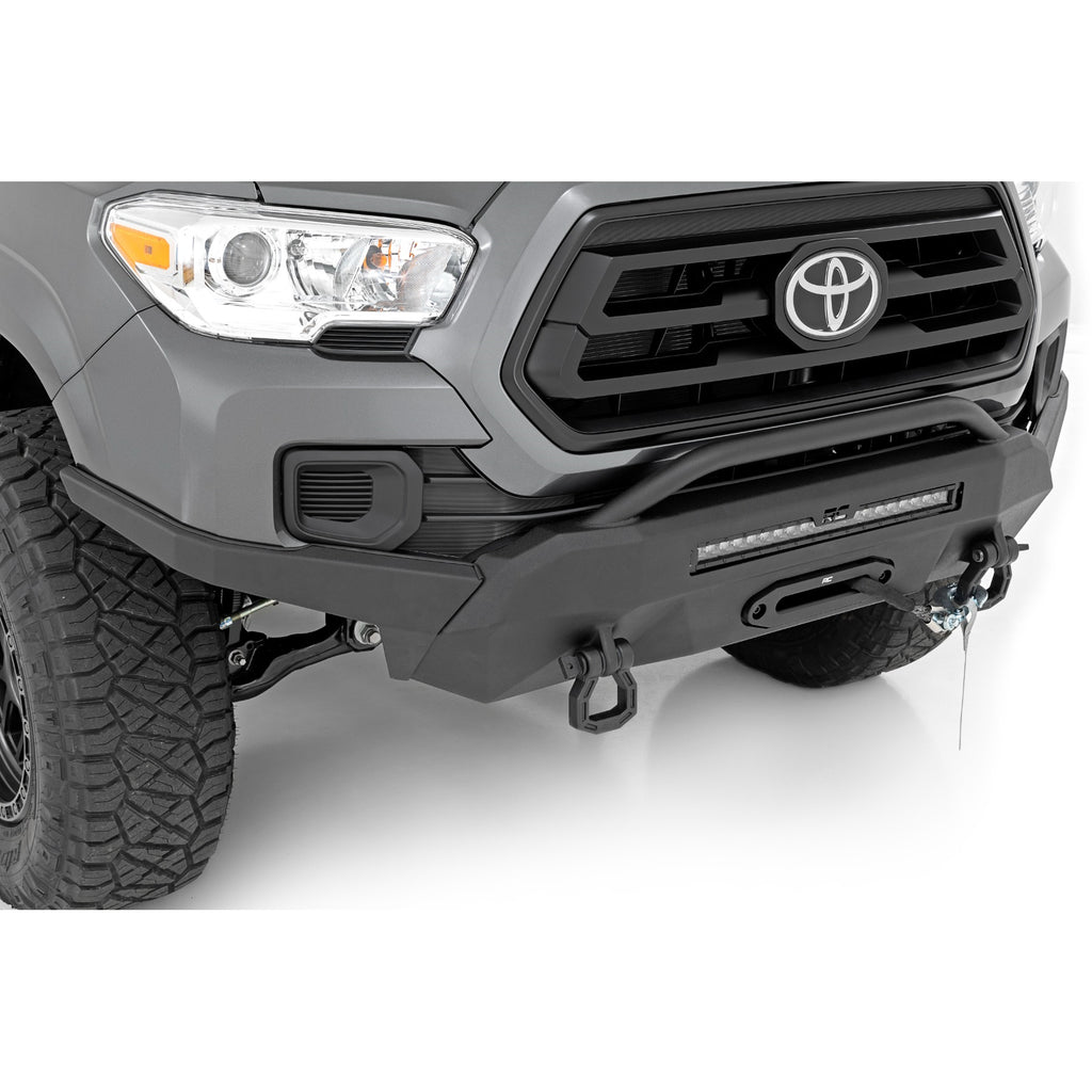 Front-Bumper-Hybrid-With-12000-Lb-Pro-Series-Winch-Synthetic-Rope-And-20-Inch-Drl-Led-Light-Bar-16-22-Toyota-Tacoma-Rough-Country