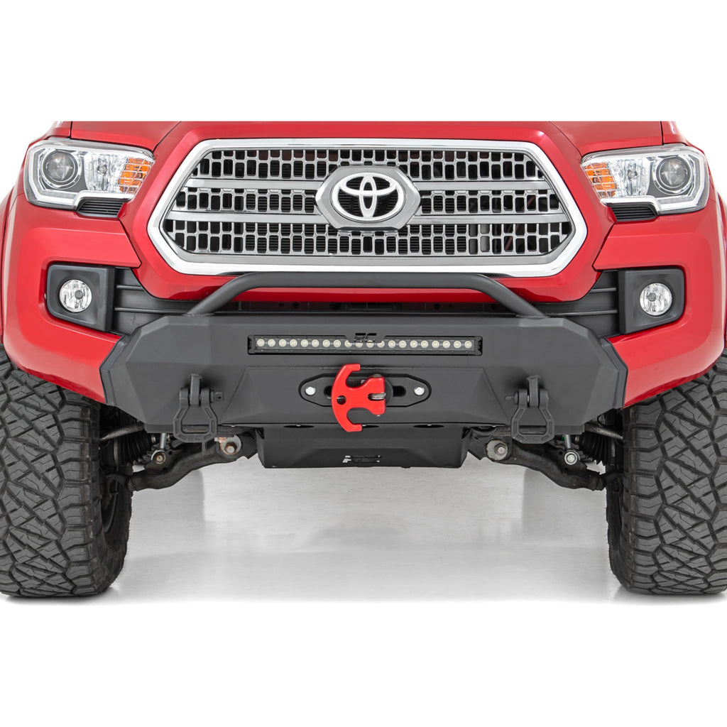 Front-Bumper-Hybrid-With-20-Inch-Led-Light-Bar-16-22-Toyota-Tacoma-2Wd4Wd-Rough-Country