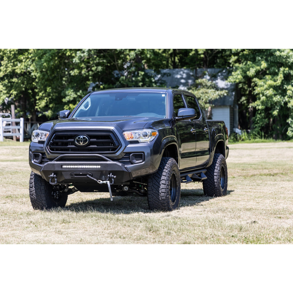 Front-Bumper-Hybrid-With-9500-Lb-Pro-Series-Winch-And-20-Inch-Led-Light-Bar-16-22-Toyota-Tacoma-4Wd-Rough-Country