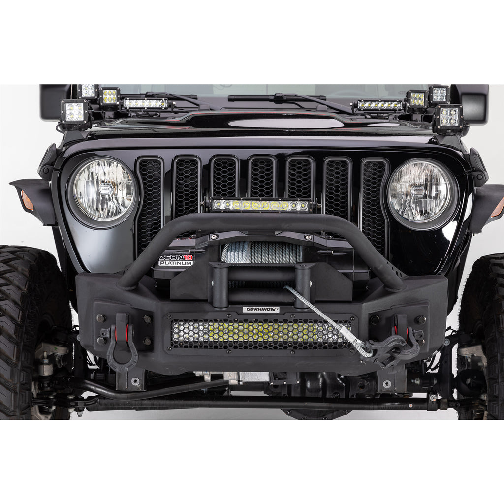 Front-Bumper-With-Tubular-Override-Bar-;-07-24-Wrangler-;-Will-Not-Work-With-Tow-Bars-;-20-23-Gladiator