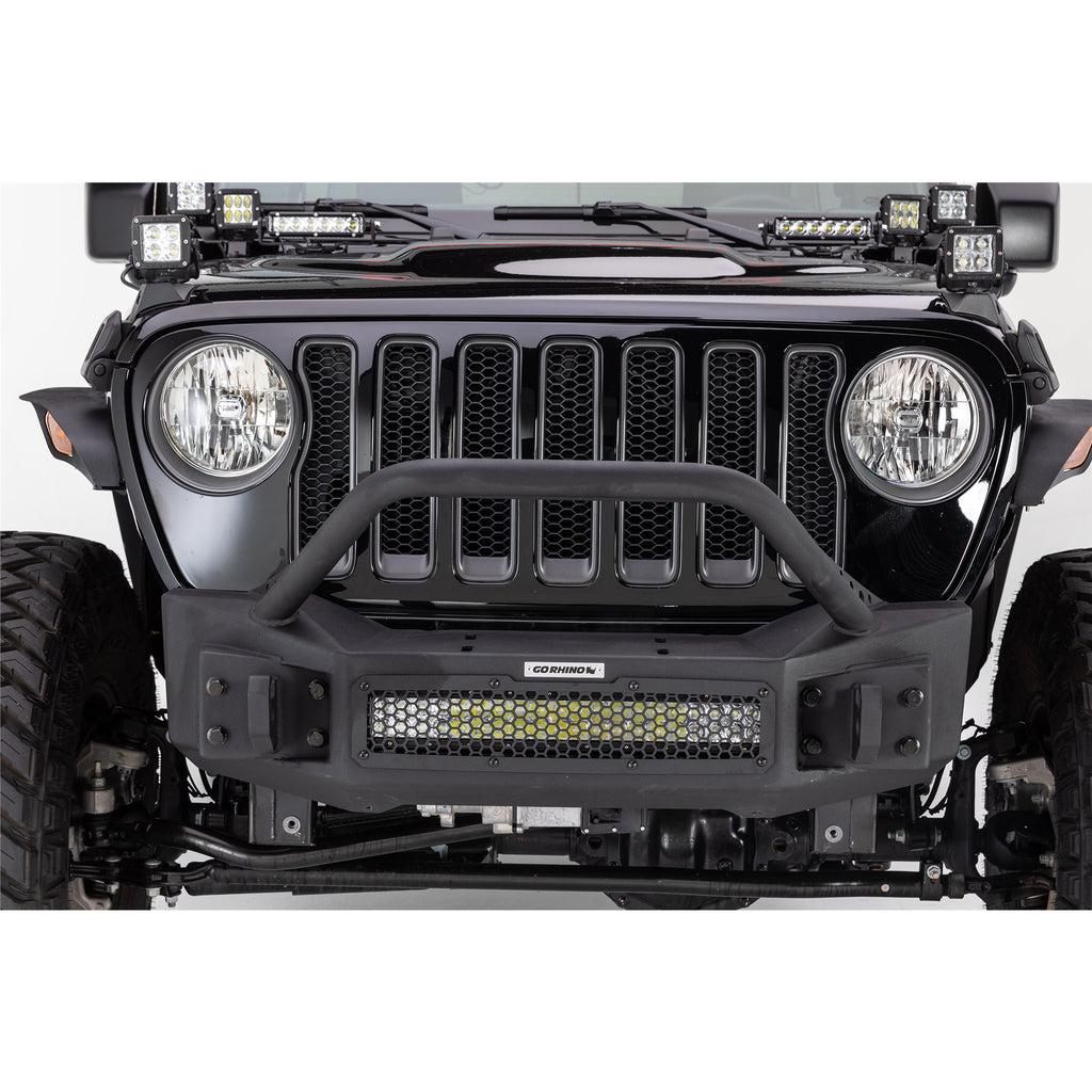 Front-Bumper-With-Tubular-Override-Bar-;-07-24-Wrangler-;-Will-Not-Work-With-Tow-Bars-;-20-23-Gladiator