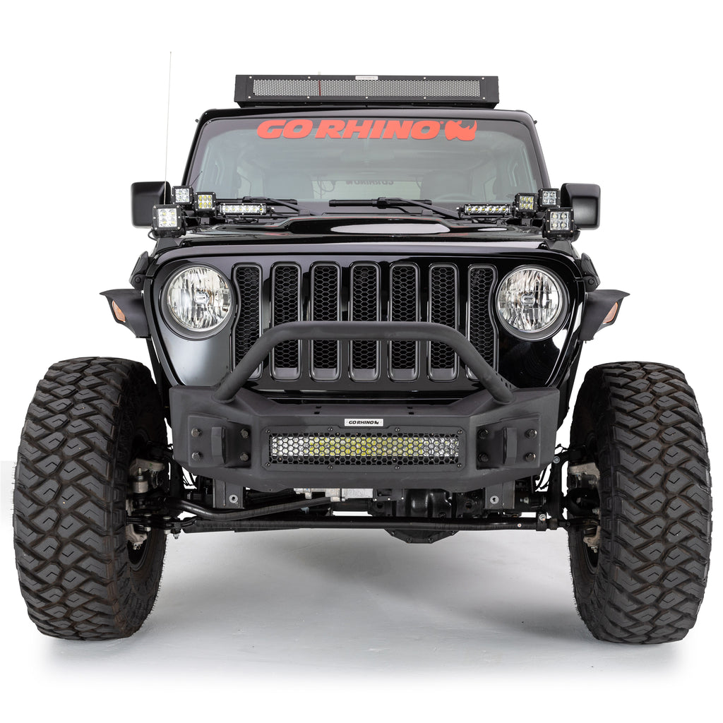 Front-Bumper-With-Tubular-Override-Bar-;-07-24-Wrangler-;-Will-Not-Work-With-Tow-Bars-;-20-23-Gladiator