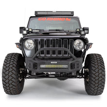 Load image into Gallery viewer, Front-Bumper-With-Tubular-Override-Bar-;-07-24-Wrangler-;-Will-Not-Work-With-Tow-Bars-;-20-23-Gladiator