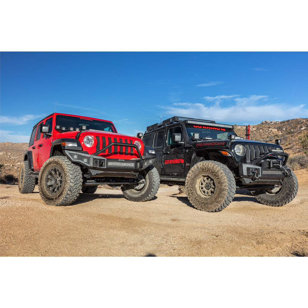 Front-Bumper-With-Tubular-Override-Bar-;-07-24-Wrangler-;-Will-Not-Work-With-Tow-Bars-;-20-23-Gladiator