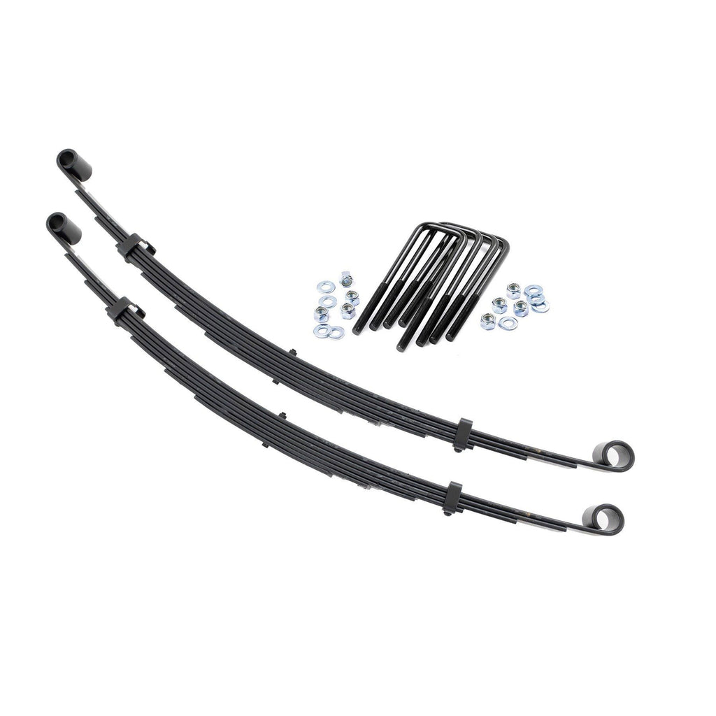Front-Leaf-Springs-4-Inch-Lift-Pair-77-79-Ford-F-250-4Wd-Rough-Country