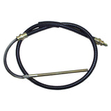 Crown Automotive J5361026 Front Parking Brake Cable for Misc. Jeep SJ, J-Series; 45.75 inches long
