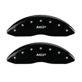MGP 10232FMGPBK Front Set of 2: Black finish, Silver