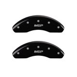 MGP 31003FMGPBK Front Set of 2: Black finish, Silver