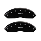 MGP 16232FMGPBK Front Set of 2: Black finish, Silver