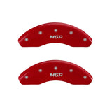 MGP 14213FMGPRD Front Set of 2: Red finish, Silver