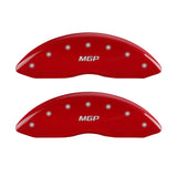 MGP 12002FMGPRD Front Set of 2: Red finish, Silver