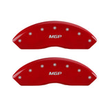 MGP 16094FMGPRD Front Set of 2: Red finish, Silver