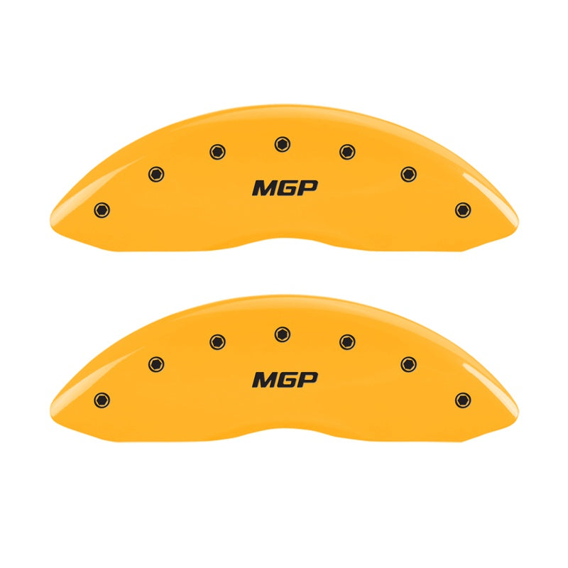 Front-Set-2-Caliper-Covers-Engraved-Front--Yellow-Finish-Black-Ch