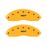 MGP 16094FMGPYL Front Set of 2: Yellow finish, Black