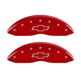 MGP 14207FBOWRD Front Set of 2: Red finish, Silver Bowtie