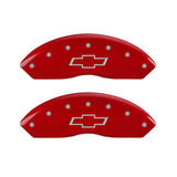 MGP 14212FBOWRD Front Set of 2: Red finish, Silver Bowtie