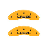 MGP 14208FCRZYL Front Set of 2: Yellow finish, Black Cruze