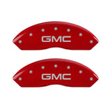 MGP 34012FGMCRD Front Set of 2: Red finish, Silver GMC