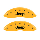 MGP 42011FJEPYL Front Set of 2: Yellow finish, Black JEEP