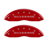 MGP 14207FSILRD Front Set of 2: Red finish, Silver Silverado