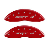 MGP 12002FSR4RD Front Set of 2: Red finish, Silver SRT 4
