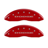 MGP 12002FDD4RD Front Set of 2: Red finish, Silver Dodge (No Stripes)