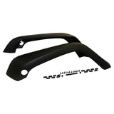 Crown Automotive 5KFKFR Front Textured Black Fender Flare Kit for 07-18 JK Wrangler; Incl. Hardware
