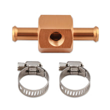 Load image into Gallery viewer, Fuel-Block-With-0-15-Psi-Fuel-Pressure-Gauge