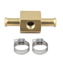 Load image into Gallery viewer, Fuel-Block-With-0-15-Psi-Liquid-Filled-Fuel-Pressure-Gauge