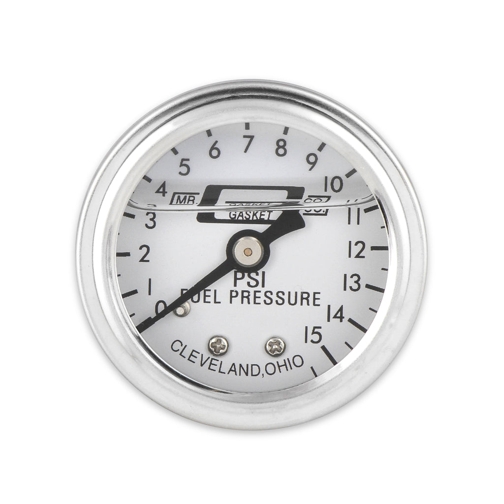 Fuel-Block-With-0-15-Psi-Liquid-Filled-Fuel-Pressure-Gauge