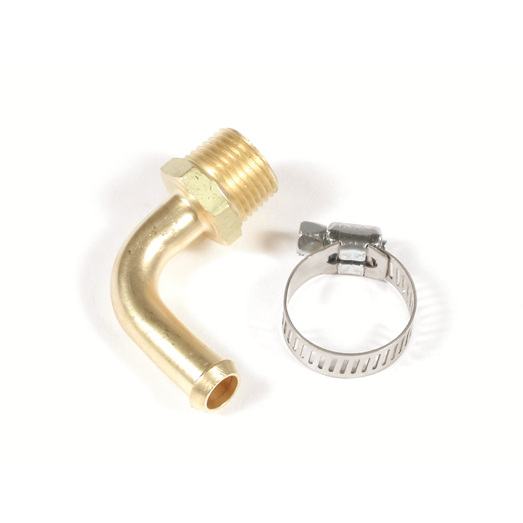 Fuel-Line-Fitting---38-Inch-Npt-To-38-Inch-Hose-Barb---90-Degree---Brass