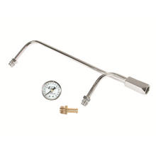 Load image into Gallery viewer, Fuel-Line-Kit-With-Gauge--Fittings---Chrome