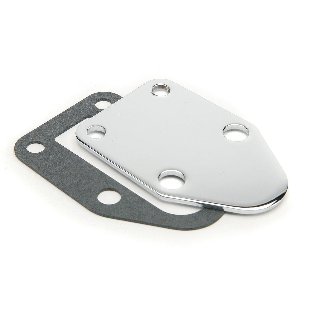 Fuel-Pump-Block-Off-Plate--Chrome