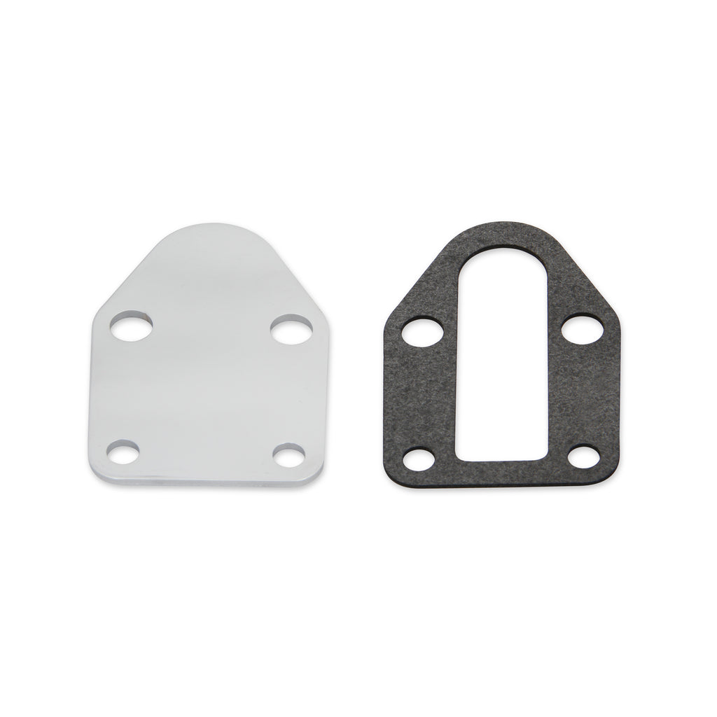 Fuel-Pump-Block-Off-Plate--Chrome