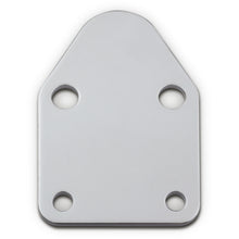 Load image into Gallery viewer, Fuel-Pump-Block-Off-Plate;-Chrome-With-No-Logo;-Fits-Sb-Chevy-V8-Engines