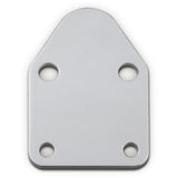 Proform 66106 Fuel Pump Block-Off Plate; Chrome with No Logo; Fits SB Chevy V8 Engines