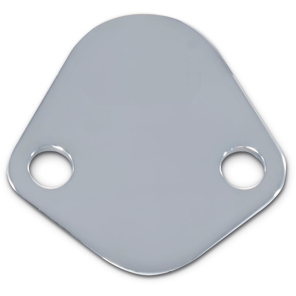 Fuel-Pump-Block-Off-Plate;-Chrome;-Fits-Bb-Chevy