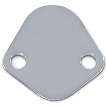 Load image into Gallery viewer, Fuel-Pump-Block-Off-Plate;-Chrome;-Fits-Bb-Chevy