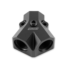 Load image into Gallery viewer, Fuel-Y-Block-12In-Npt-Inlet-Dual-38In-Npt-Out