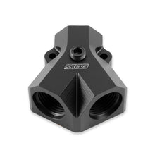 Load image into Gallery viewer, Fuel-Y-Block-12In-Npt-Inlet-Dual-38In-Npt-Out