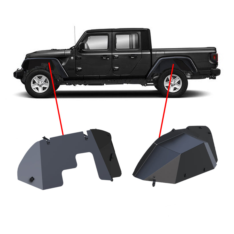 Full-Set-Inner-Fender-Flares-Liners---Front--Rear
